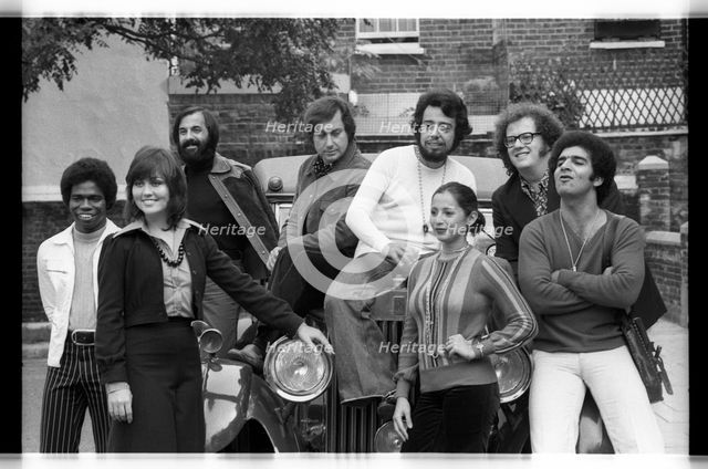 Sergio Mendes (and group), London, 1973.   Artist: Brian O'Connor.