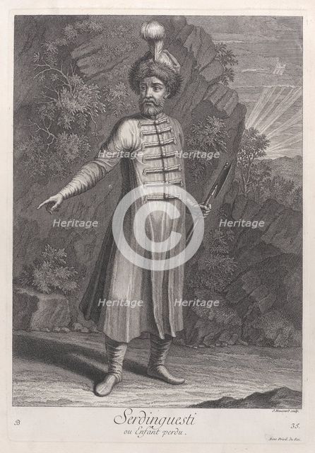 Serdinguesti, ou enfant perdu, 1714-15. Creator: Unknown.
