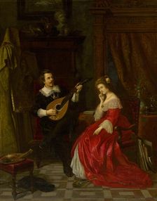 Serenade, 1872. Creator: Eduard Majsch