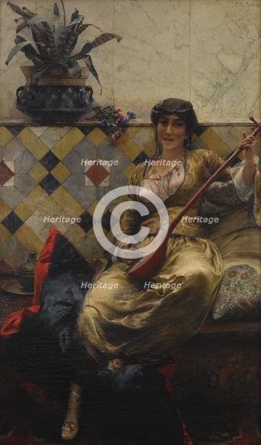 Serenade in the Harem. Artist: Bredt, Ferdinand Max (1860-1921)
