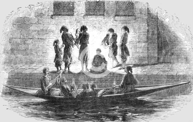 'Serenaders at Constantinople during the Ramazan', 1854. Creator: Unknown.