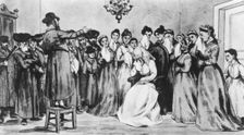 Serenading the Bride 1902. Creator: Unknown