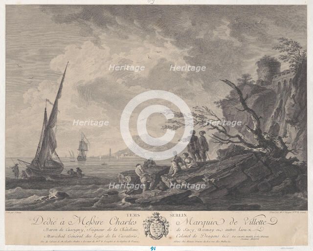 Serene Weather, ca. 1756-88. Creator: Maria Fr Ozanne.