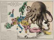Serio-Comic War Map For The Year 1877, 1877