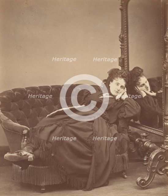 Sèriè à la Ristori, 1860s. Creator: Pierre-Louis Pierson.