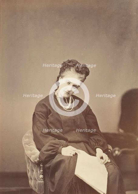 Sèriè à la Ristori, 1860s. Creator: Pierre-Louis Pierson.
