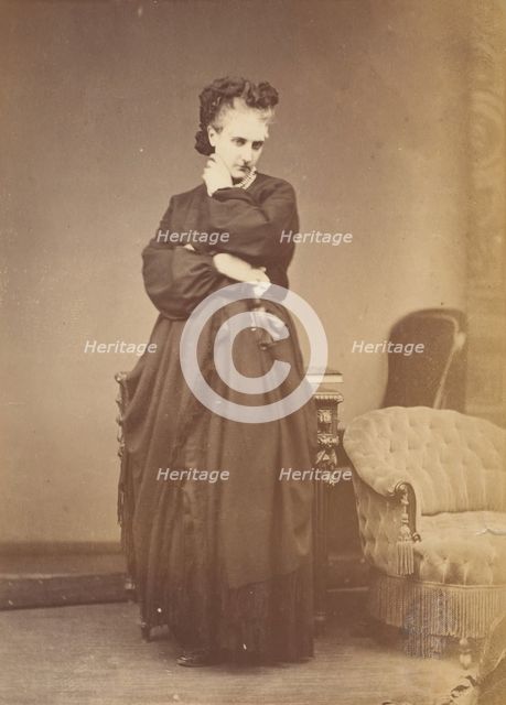 Sèriè à la Ristori, 1860s. Creator: Pierre-Louis Pierson.