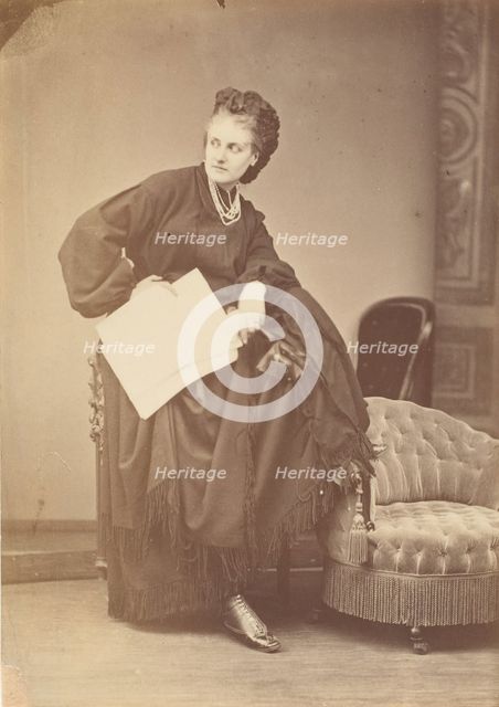 Sèriè à la Ristori, 1860s. Creator: Pierre-Louis Pierson.