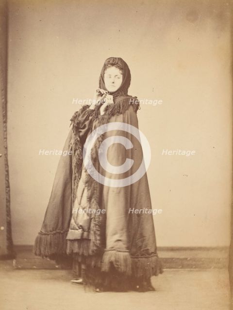 Sèriè à la Ristori, 1860s. Creator: Pierre-Louis Pierson.