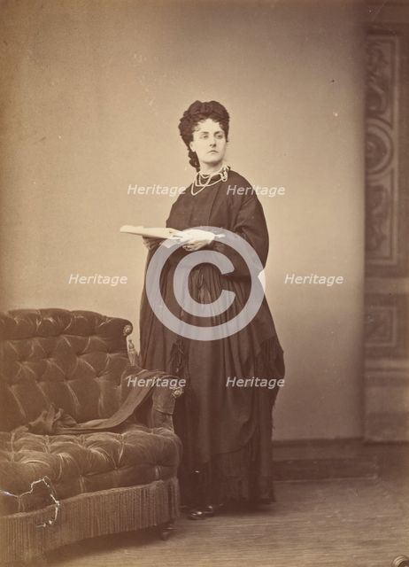 Sèriè à la Ristori, 1860s. Creator: Pierre-Louis Pierson.