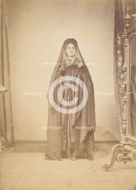 Sèriè à la Ristori, 1860s. Creator: Pierre-Louis Pierson.