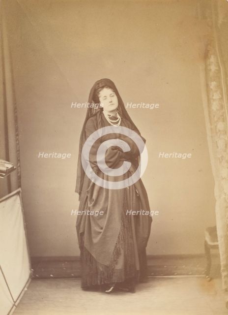 Sèriè à la Ristori, 1860s. Creator: Pierre-Louis Pierson.
