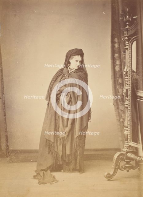 Sèriè à la Ristori, 1860s. Creator: Pierre-Louis Pierson.