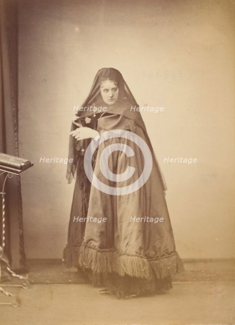 Sèriè à la Ristori, 1860s. Creator: Pierre-Louis Pierson.