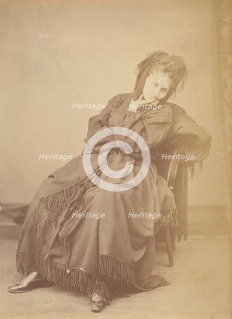 Sèriè à la Ristori, 1860s. Creator: Pierre-Louis Pierson.