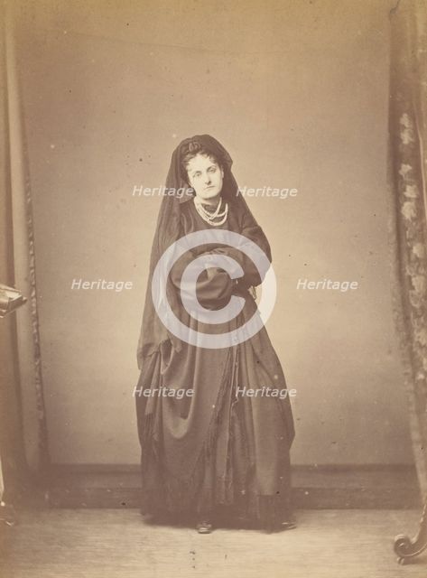 Sèriè à la Ristori, 1860s. Creator: Pierre-Louis Pierson.