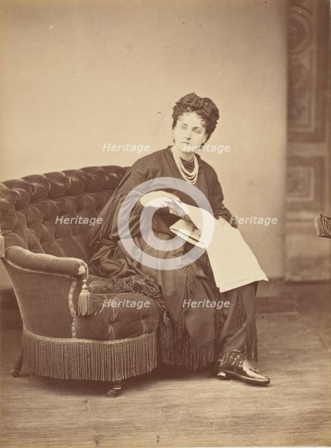 Sèriè à la Ristori, 1860s. Creator: Pierre-Louis Pierson.