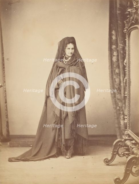 Sèriè à la Ristori, 1860s. Creator: Pierre-Louis Pierson.