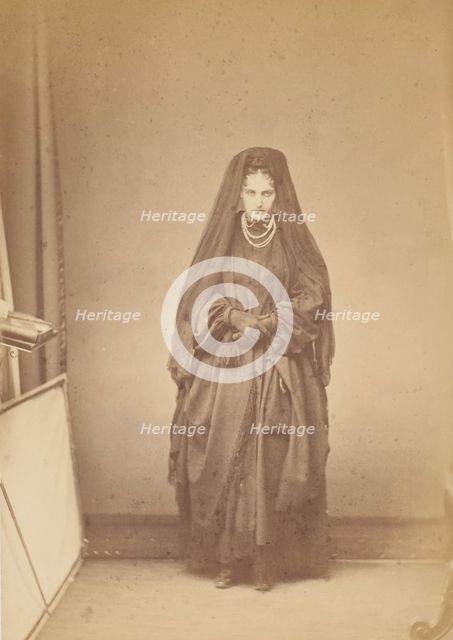 Sèriè à la Ristori, 1860s. Creator: Pierre-Louis Pierson.