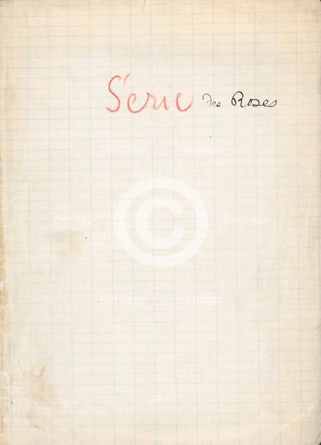 Série des Roses, 1895. Creator: Virginia de Castiglione.