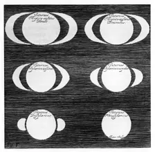 Series of observations of the planet Saturn, 1656. Creator: Unknown