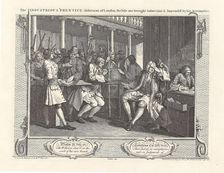 Series "Industry and Idleness", Plate 10: The Industrious Prentice Alderman of London..., 1747. Creator: Hogarth, William (1697-1764)