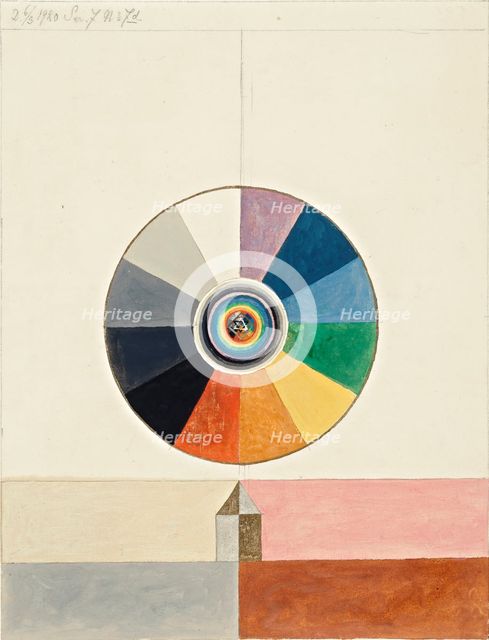 Series VII, No. 7d, 1920. Creator: Hilma af Klint (1862-1944).