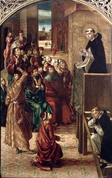 Sermon of St. Peter Martyr by Pedro Berruguete