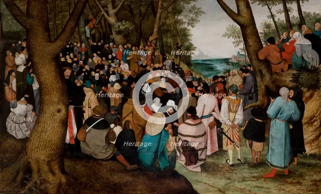 Sermon of Saint John the Baptist, between 1605-1615. Creator: Pieter Brueghel the Younger.