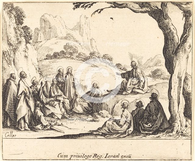 Sermon on the Mount, 1635. Creator: Jacques Callot.
