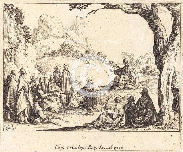 Sermon on the Mount, 1635. Creator: Jacques Callot.