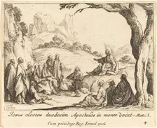 Sermon on the Mount, 1635. Creator: Jacques Callot