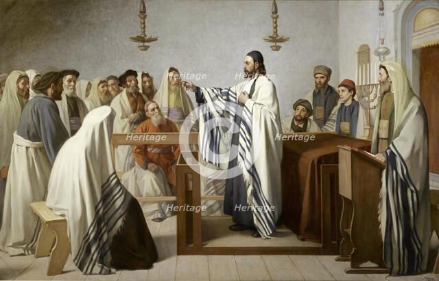 Sermon in an israelite oratory (Sermon dans un oratoire israélite), 1897.