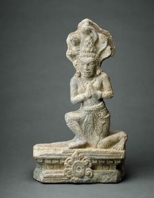 Serpent King (Nagaraja), Champa Period, 9th/10th century. Creator: Unknown
