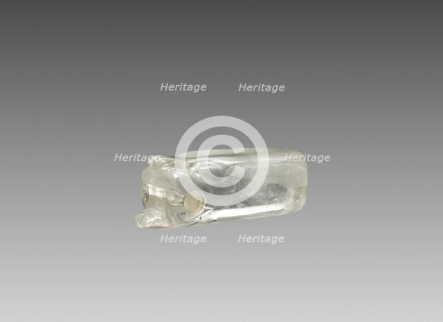 Serpent Labret, 1350-1519. Creator: Unknown.