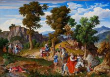 Serpentara Landscape with the Procession of the Magi, 1820