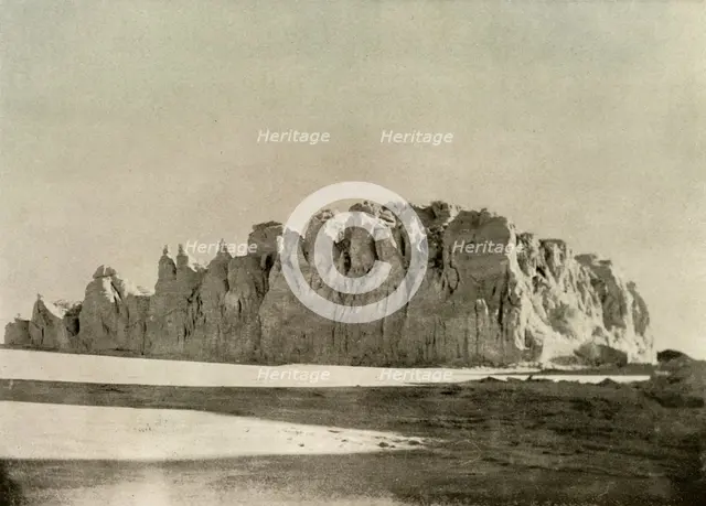 'Serrated Edge of Glacier South of Cape Borne, Ross Island', c1908, (1909).  Artist: Unknown.
