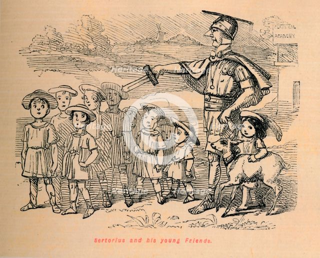 'Sertorius and his young Friends', 1852. Artist: John Leech.