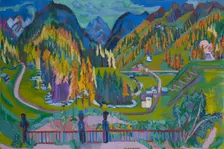 Sertig Valley in Autumn, 1925-1926