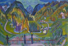 Sertig Valley in Autumn, 1925-1926