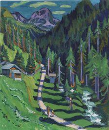 Sertigweg, 1937. Creator: Kirchner, Ernst Ludwig (1880-1938)