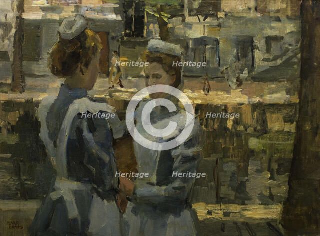 Servant Girls on the Leidsegracht.