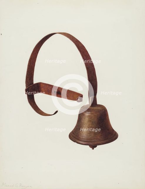 Servant's Bell, 1935/1942. Creator: Manuel G. Runyan.