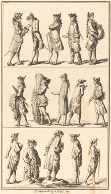 Servants, 1780. Creator: Daniel Nikolaus Chodowiecki