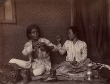 Servants, Batavia, 1860s-70s. Creator: Unknown