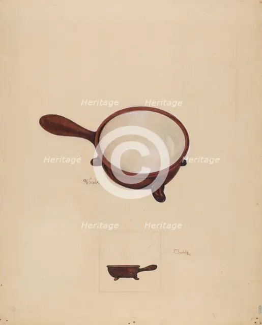Server Dish, 1936. Creator: Joseph Sudek.