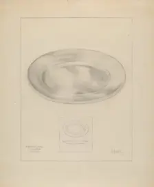 Server Dish, c. 1936. Creator: Joseph Sudek