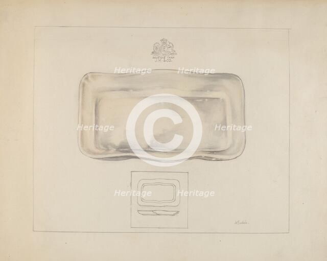 Server Dish, c. 1937. Creator: Joseph Sudek.