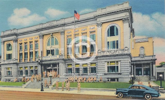 'Service Club', 1942. Artist: Caufield & Shook.