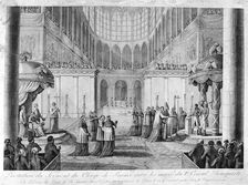 Service of the Oath of the Clergy of France 19th century